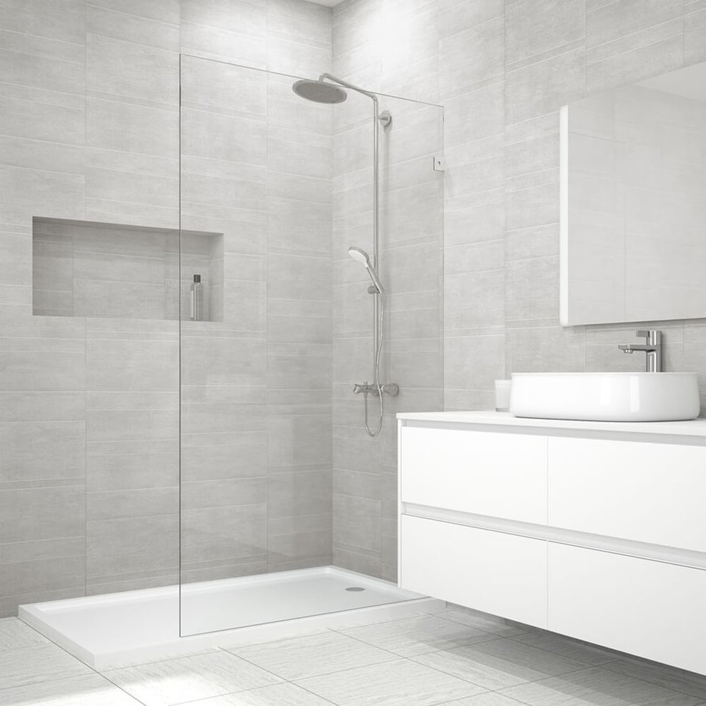 Moonstone Standard Tile 8mm Bathroom Panel Sample (Pack of: 1 | Zest Wall Panels)