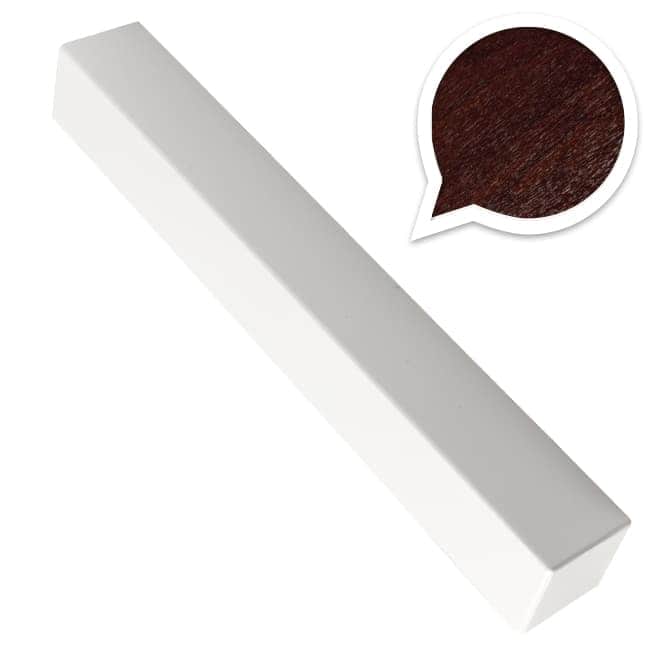 Rosewood Square 90 degrees External Corner Slimline 40mm x 500mm (9mm or 16mm boards | Kestrel)