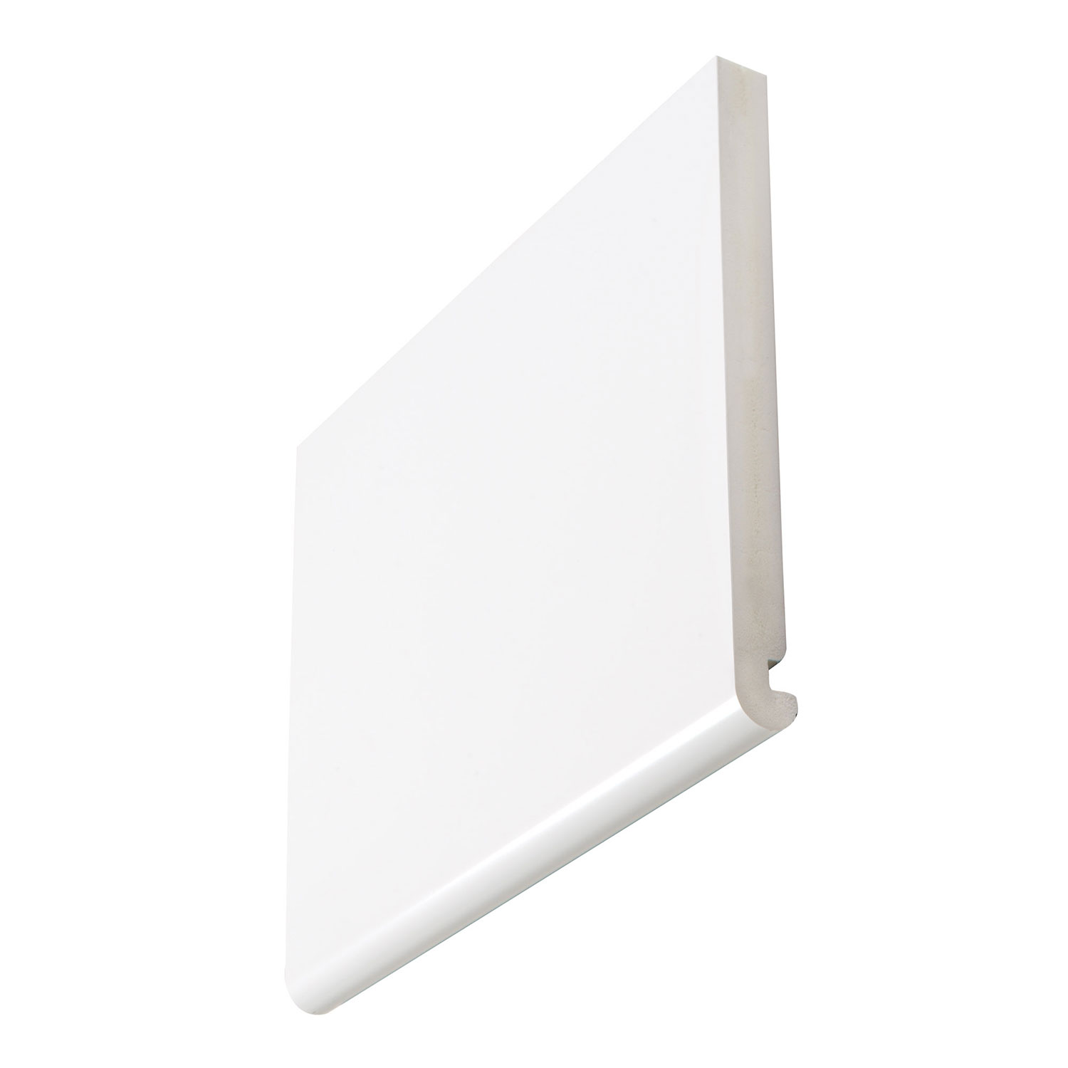 Brilliant White Bullnose 22mm x 355mm Double Ended Fascia Board (5m | Kestrel)