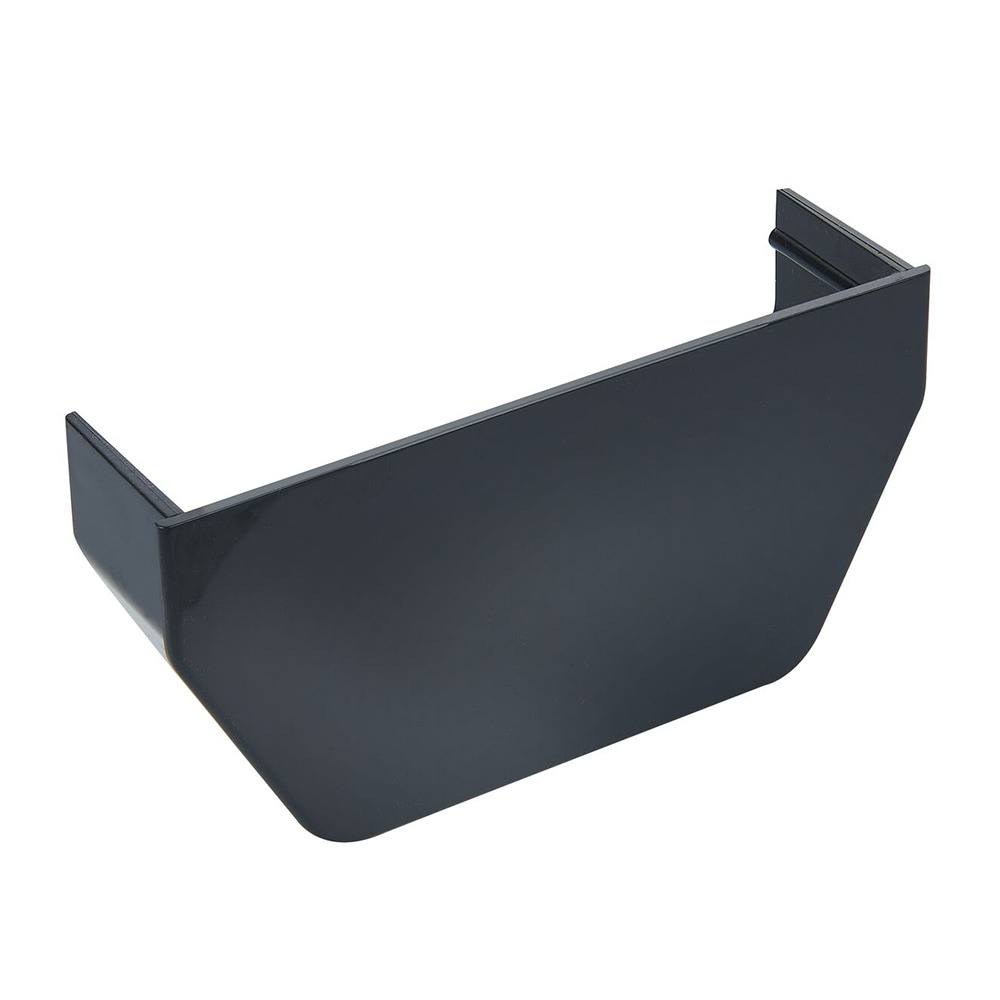 Anthracite Grey  117mm Square Internal Stopend (Kayflow)
