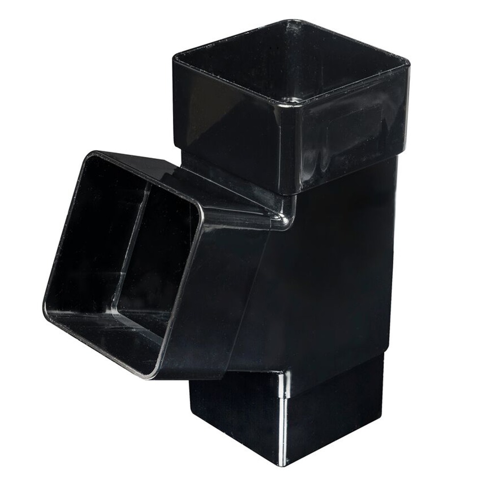 Black 65mm Square 67.5 Degree Branch (Kayflow)