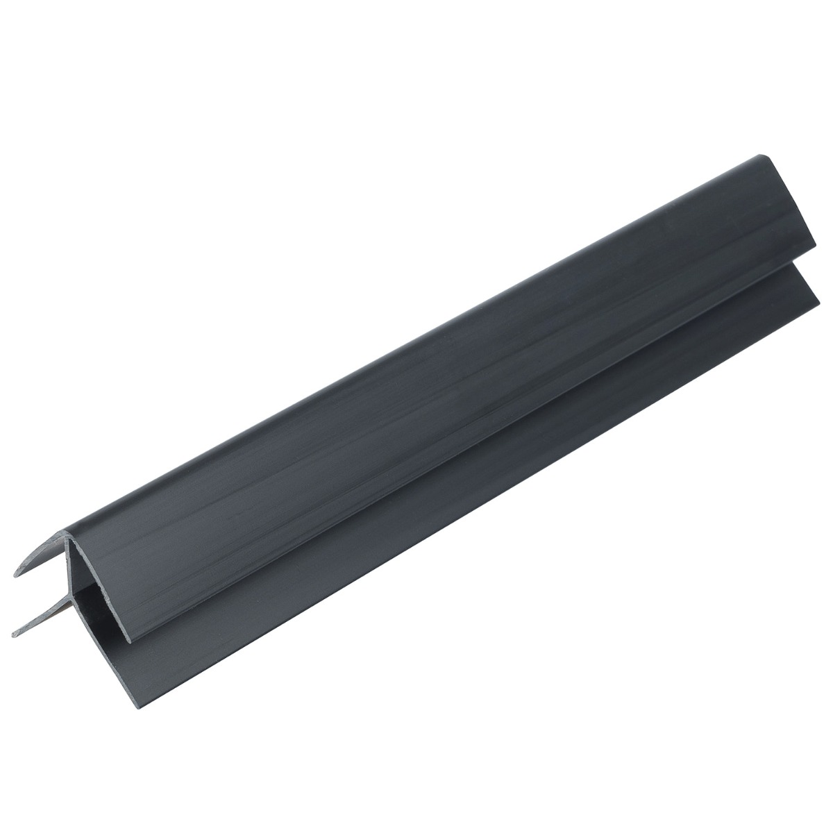 Black 5mm Bathroom Panel External Corner (2.6m)