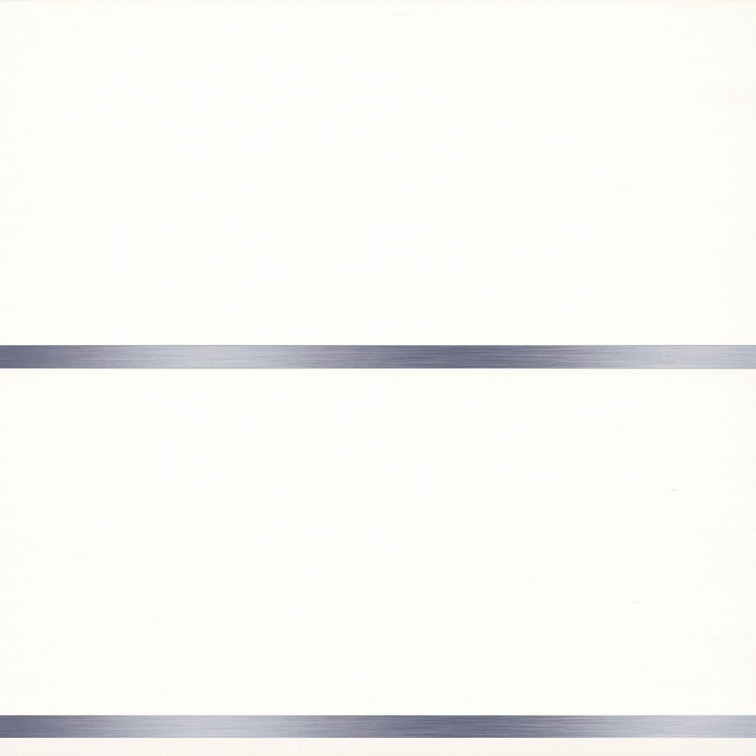White Gloss with Chrome Strip 5mm bathroom panels